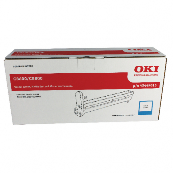 Oki C8600 Cyan Original Imaging Drum (43449015) 